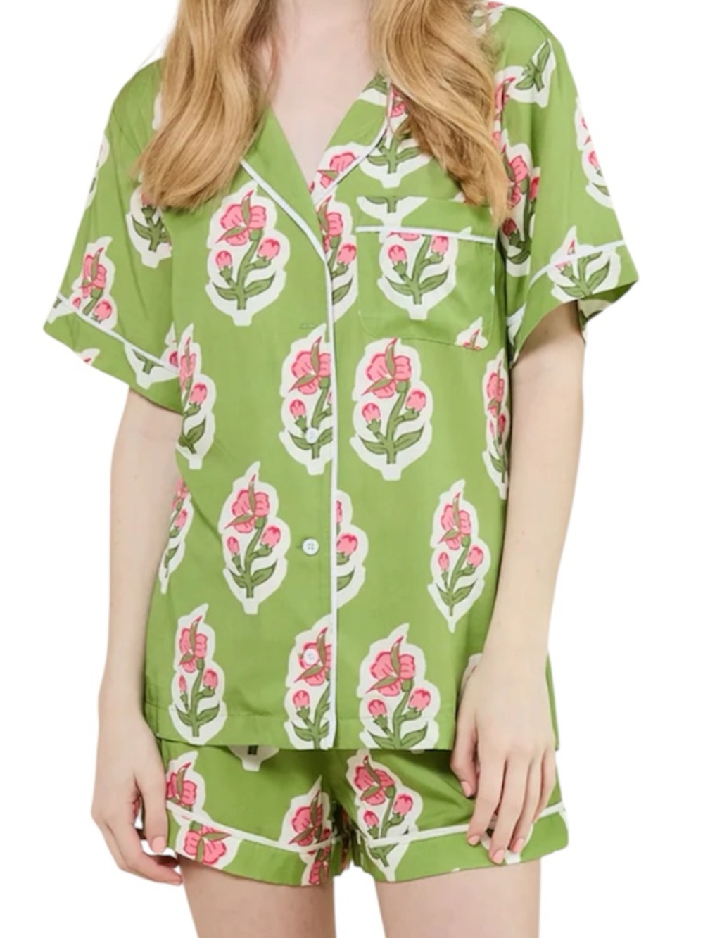 Katie Kime Pajama Shorts Set XL